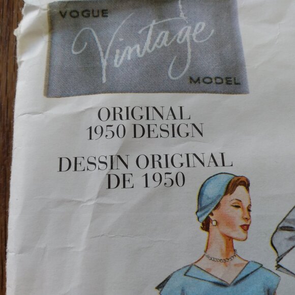 Vogue 2402 Sewing Pattern Dress & Jacket FRENCH ENGLISH UNCUT Size 6 8 10 - Picture 3 of 15